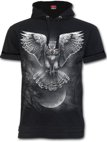 Lifestyle foto Mikina krátky rukáv s motívom Sovie krídla